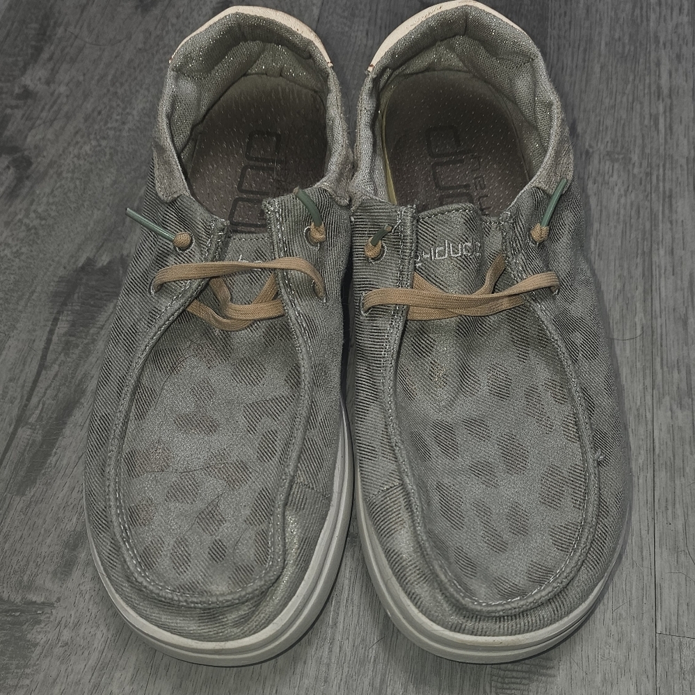 Hey Dude Men's Gray Casual Shoes